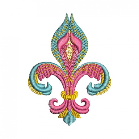 Fleur De Lis Embroidery Design