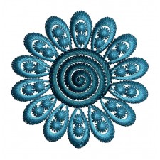 French Style Small Flower Applique Embroidery 25058