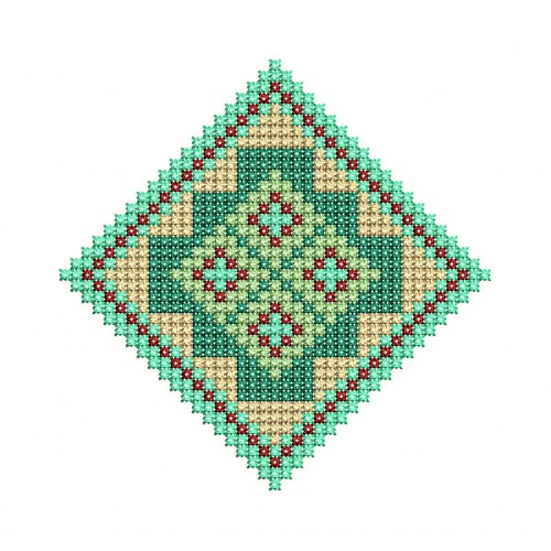 Geometric Cross Stitch Embroidery