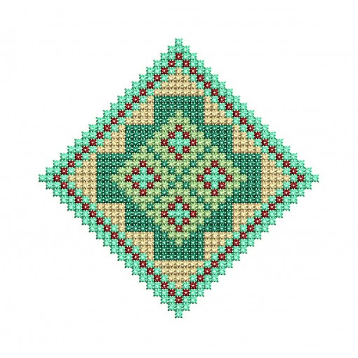 Geometric Cross Stitch Embroidery