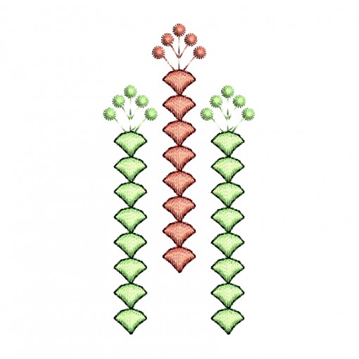 Geometric Machine Embroidery Design
