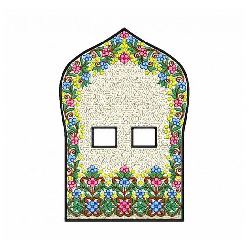 Ghanshyam Maharaj Asan Embroidery