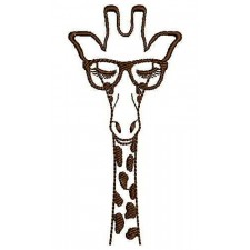 Giraffe Embroidery Design 24607