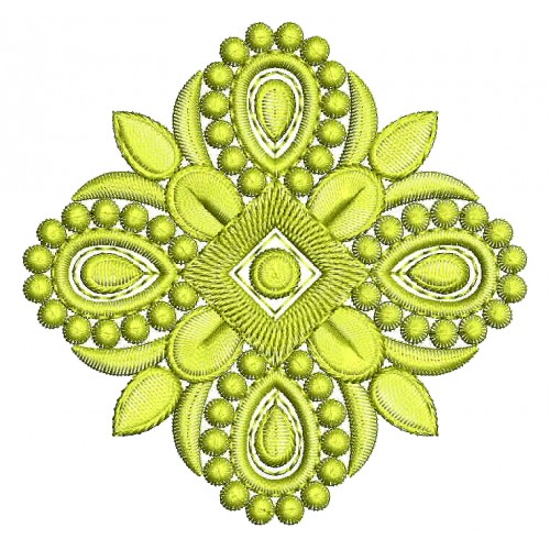 Handkerchief Applique Embroidery Design 25379