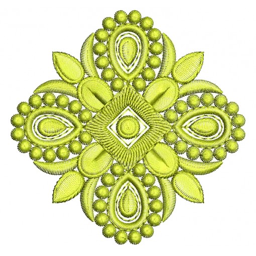 Handkerchief Applique Embroidery Design 25379