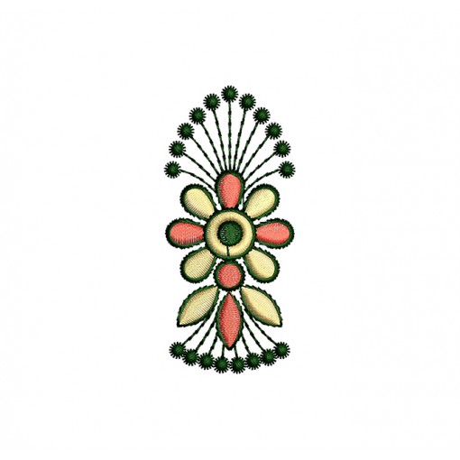 Hankie Butti Embroidery Design