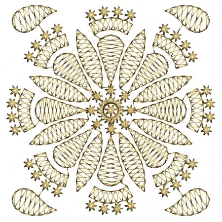 Heritage Applique Embroidery Design 25993