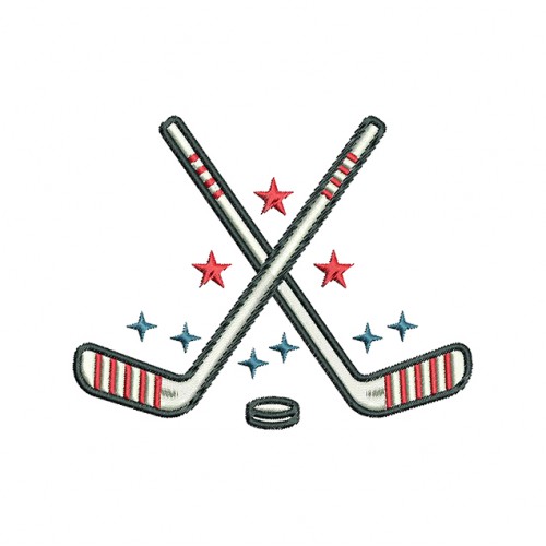 Hockey Embroidery Pattern