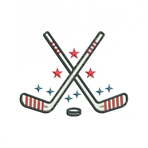 Hockey Embroidery Pattern