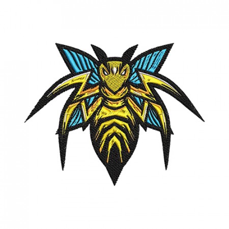 Hornet Embroidery Design