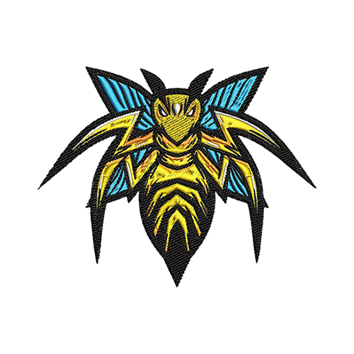 Hornet Embroidery Design