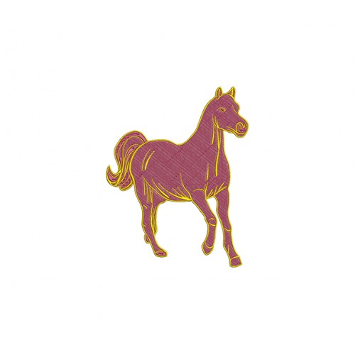 Horse Embroidery Design