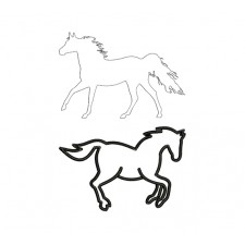 Horse Outline Embroidery Design Horse Outline Embroidery Design