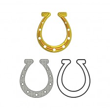 Horseshoe Embroidery Design Horseshoe Embroidery Design