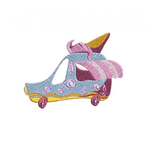 Ice Cream Truck Embroidery Design
