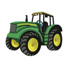 John Deere Tractor Embroidery Design