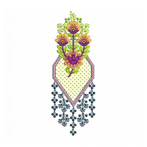 Jumka Style Patch Embroidery