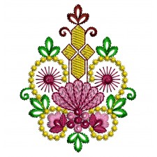 Kashmiri Applique Embroidery Pattern