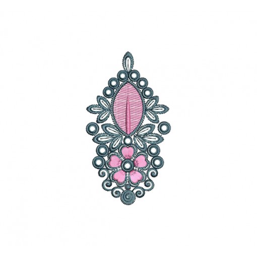 Kurti Fabric Embroidery Design