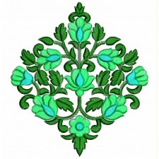 Large Embroidery Flower Applique Design 24862