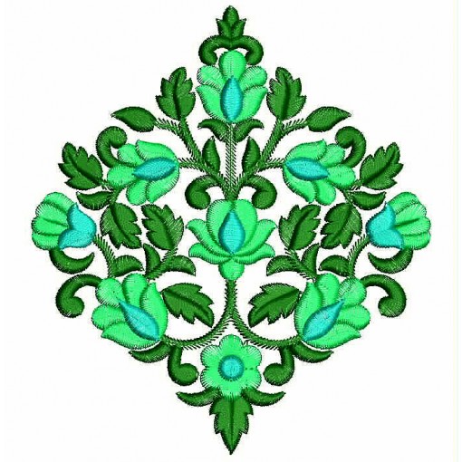Large Embroidery Flower Applique Design 24862