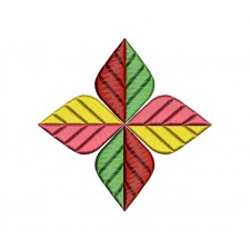 Leaf Applique Embroidery Pattern