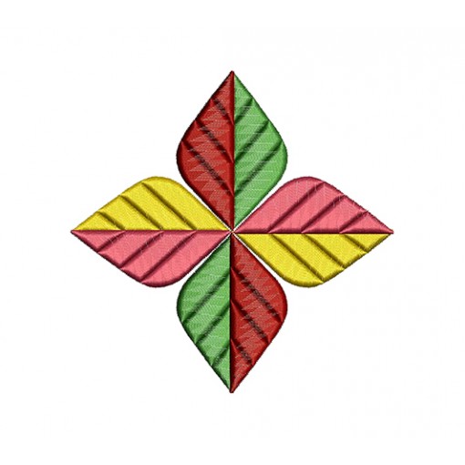 Leaf Applique Embroidery Pattern