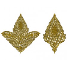 Leaf Pattern Embroidery Patches Leaf Pattern Embroidery Patches