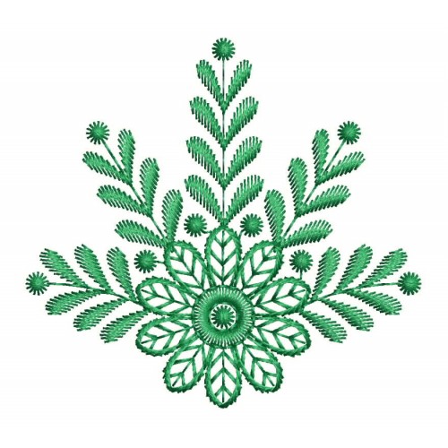 Leaf Stitch Embroidery