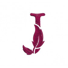 Letter J Embroidery Pattern