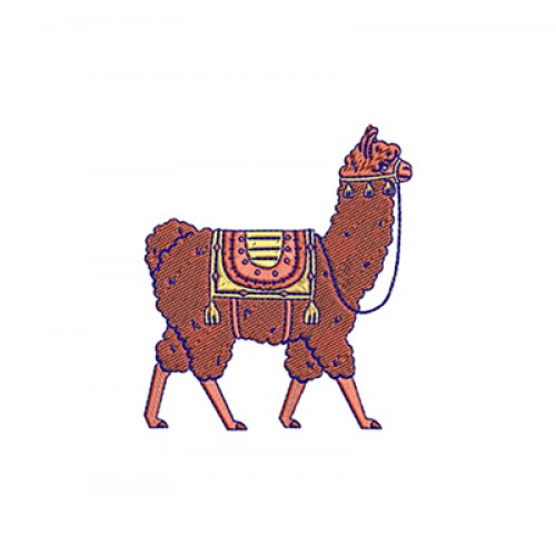 Llama Embroidery Pattern