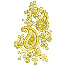 Lourmarin Paisley Applique Embroidery Design 24913