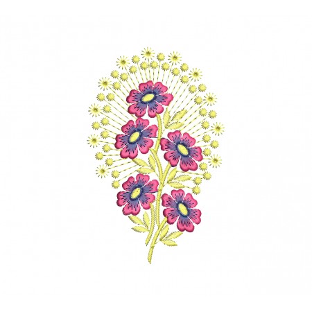 Machine Embroidery Applique Flowers