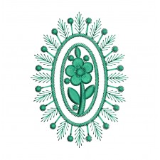 Machine Embroidery Flower Design