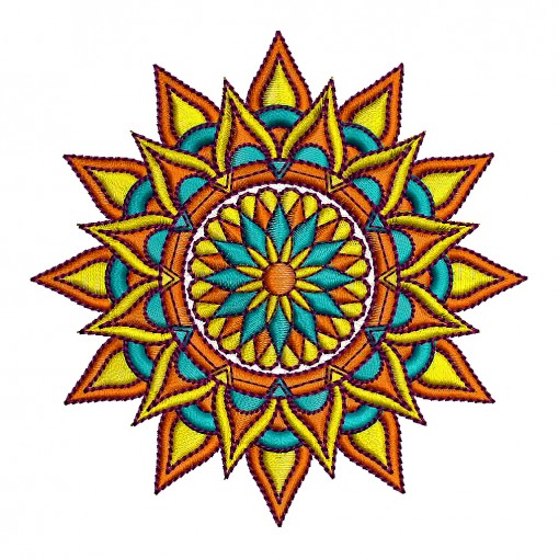Machine Embroidery Mandala Design
