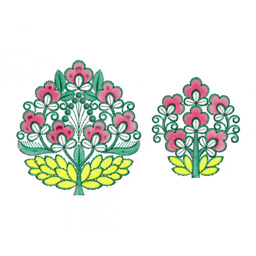 Machine Embroidery Placemats Design