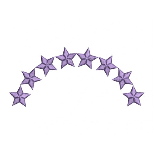 Machine Embroidery Stars