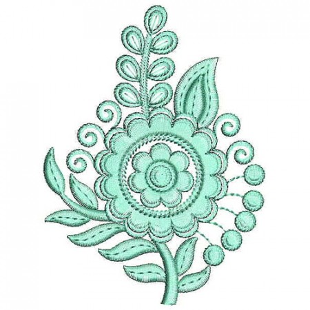 Magnolia Flower Applique Embroidery Design 24830