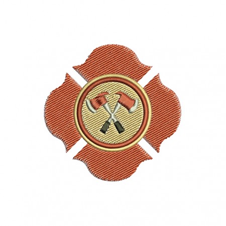 Maltese Cross Embroidery Design