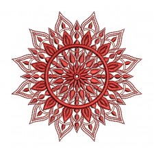 Mandala Art Embroidery Design