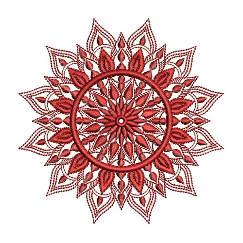 Mandala Art Embroidery Design
