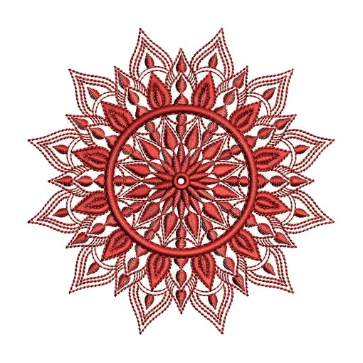 Mandala Art Embroidery Design