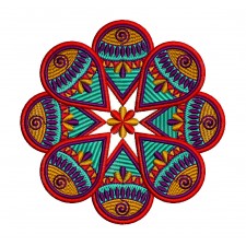 Mandala Art Embroidery Pattern