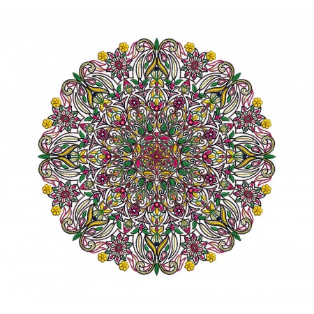Mandala Circle Embroidery