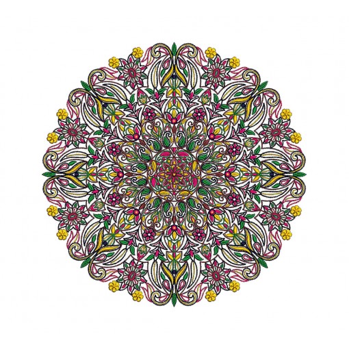 Mandala Circle Embroidery