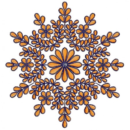 Mandala Embroidery For Cushion