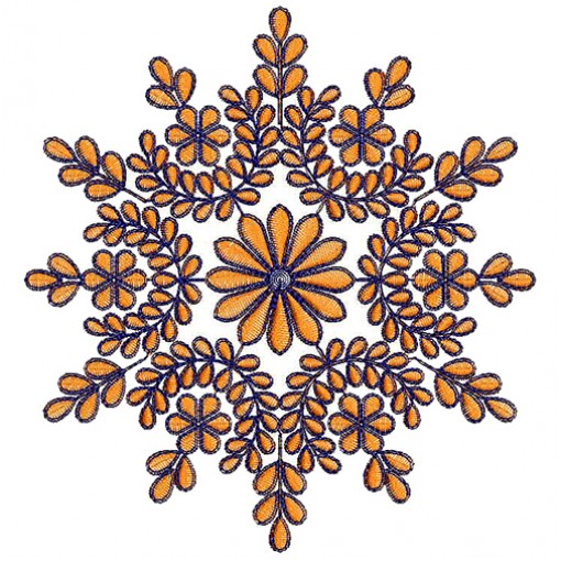 Mandala Embroidery For Cushion