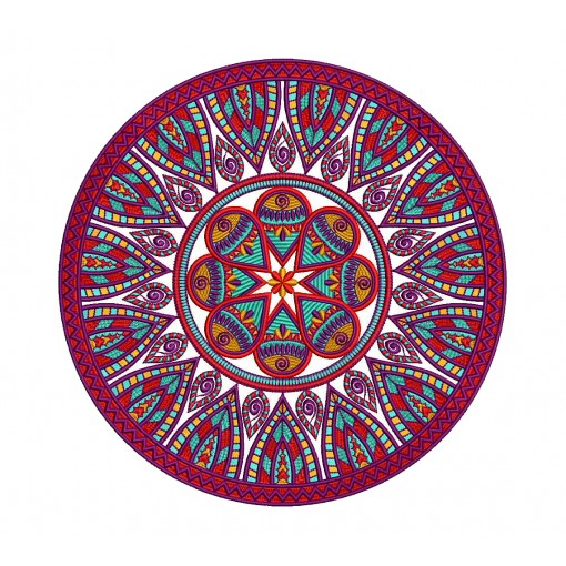 Mandala Embroidery Pattern