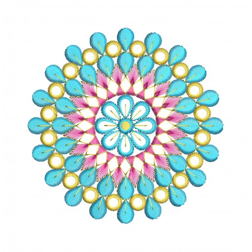 Mandala Machine Embroidery Design
