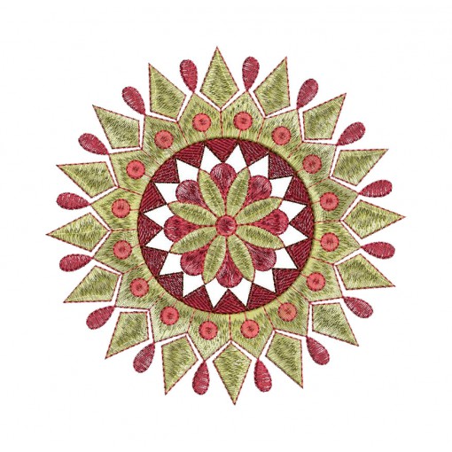 Mandala Machine Embroidery Pattern